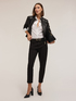 Coated fabric jacket with shaping cuts image number 3