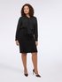 Blusa in georgette con micro punti luce e fiocco image number 3