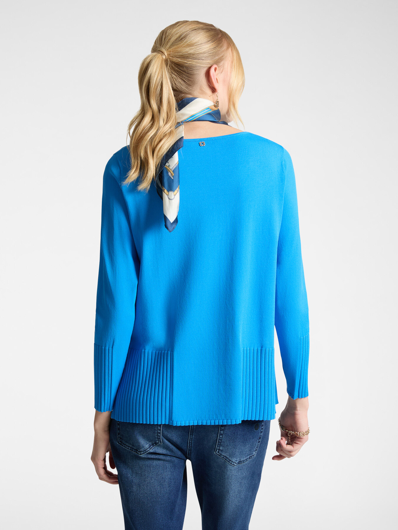 Sweater with ribbed details image number 1