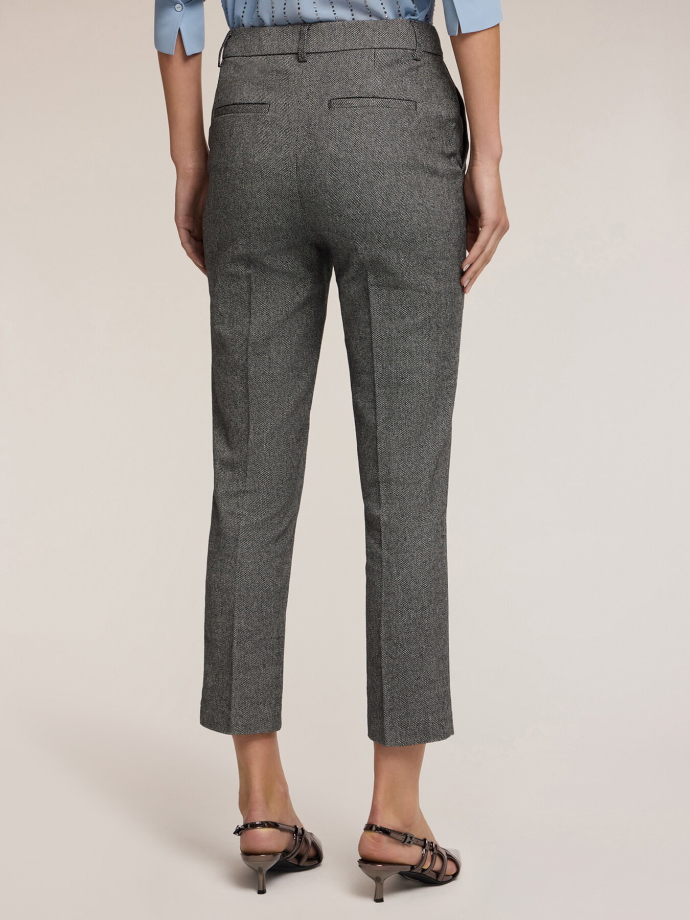 Slim tweed trousers image number 1