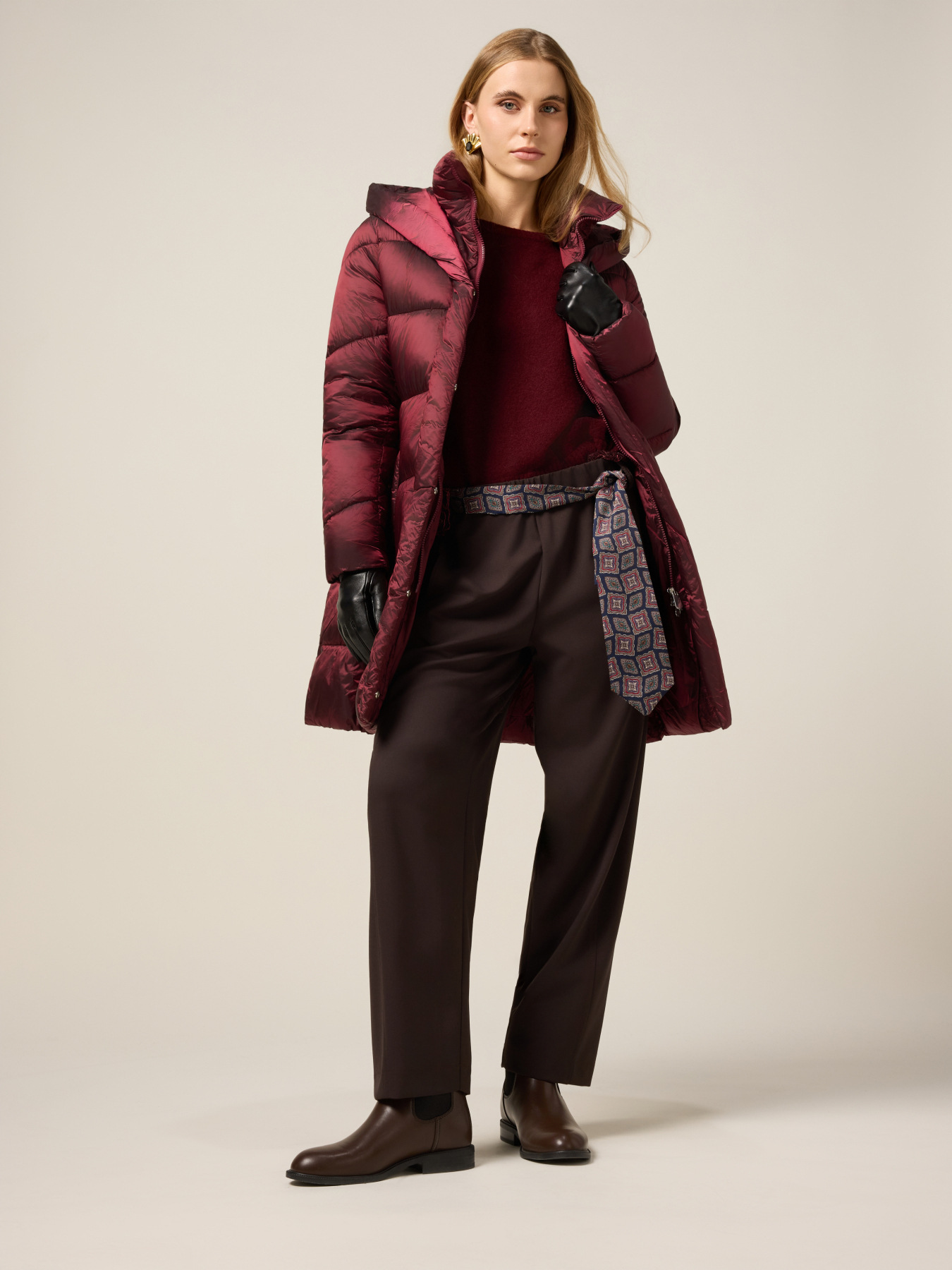 Pantaloni con cintura a cravatta image number 0