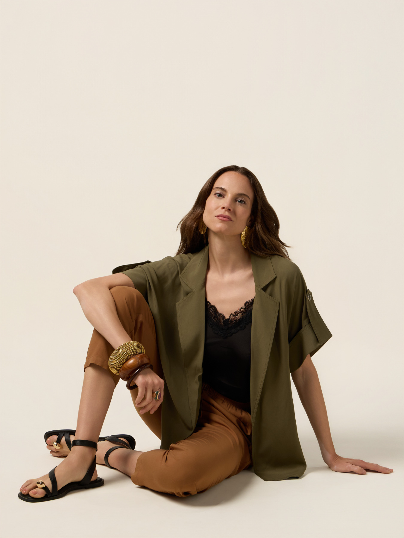 Pantalon fluide en viscose image number 0