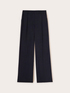 Fluid wide-leg pleated trousers image number 3