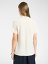 Short-sleeve ribbed knit top image number 1
