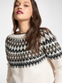 Maglia "fair isle" ricamata a mano image number 3