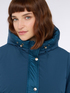 Hybrid hooded down jacket image number 3