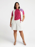 Lurex-T-Shirt mit verstellbarem Kordelzug image number 2