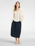 A-line linen skirt image number 0