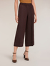 Pantaloni cropped din amestec de in image number 0