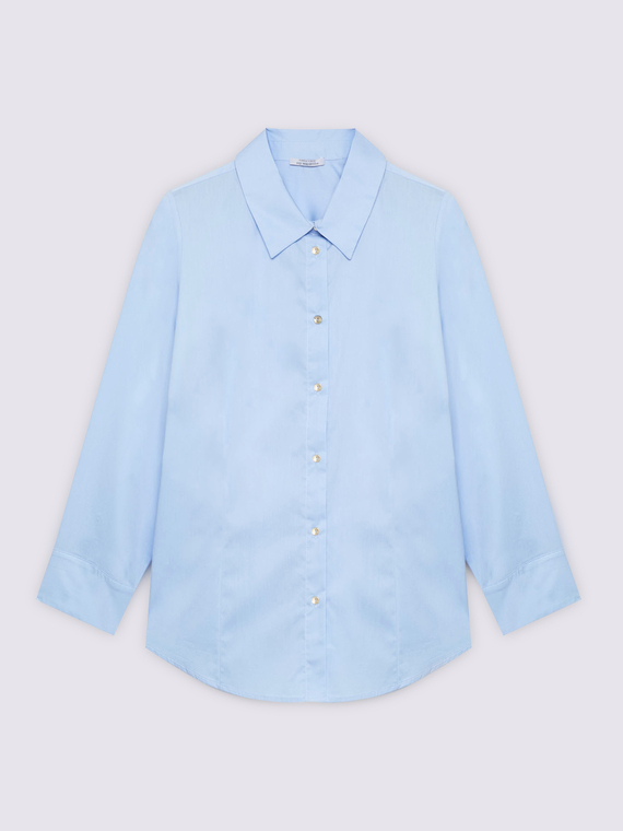 Stretch cotton shirt