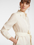 Kleid aus Leinen mit Stickerei am Abschluss image number 3