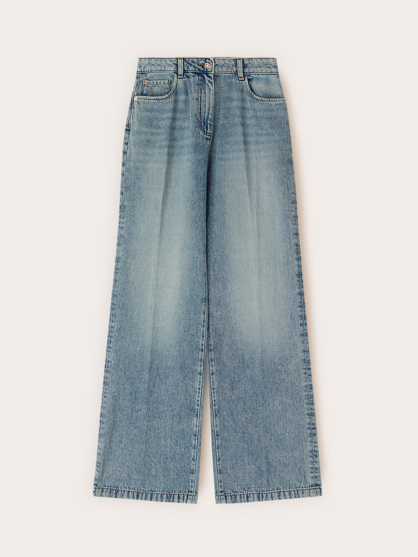 Wide leg jeans image number 4