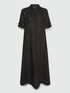 Flared linen dress image number 4