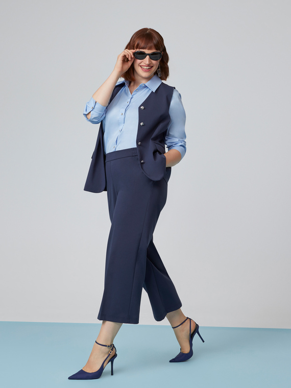 Pantalon court en jersey Milano