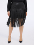 Tube skirt with maxi fringes image number 2