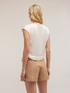 Blusa in raso con nodo image number 1
