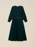 Robe évasée avec ceinture image number 3