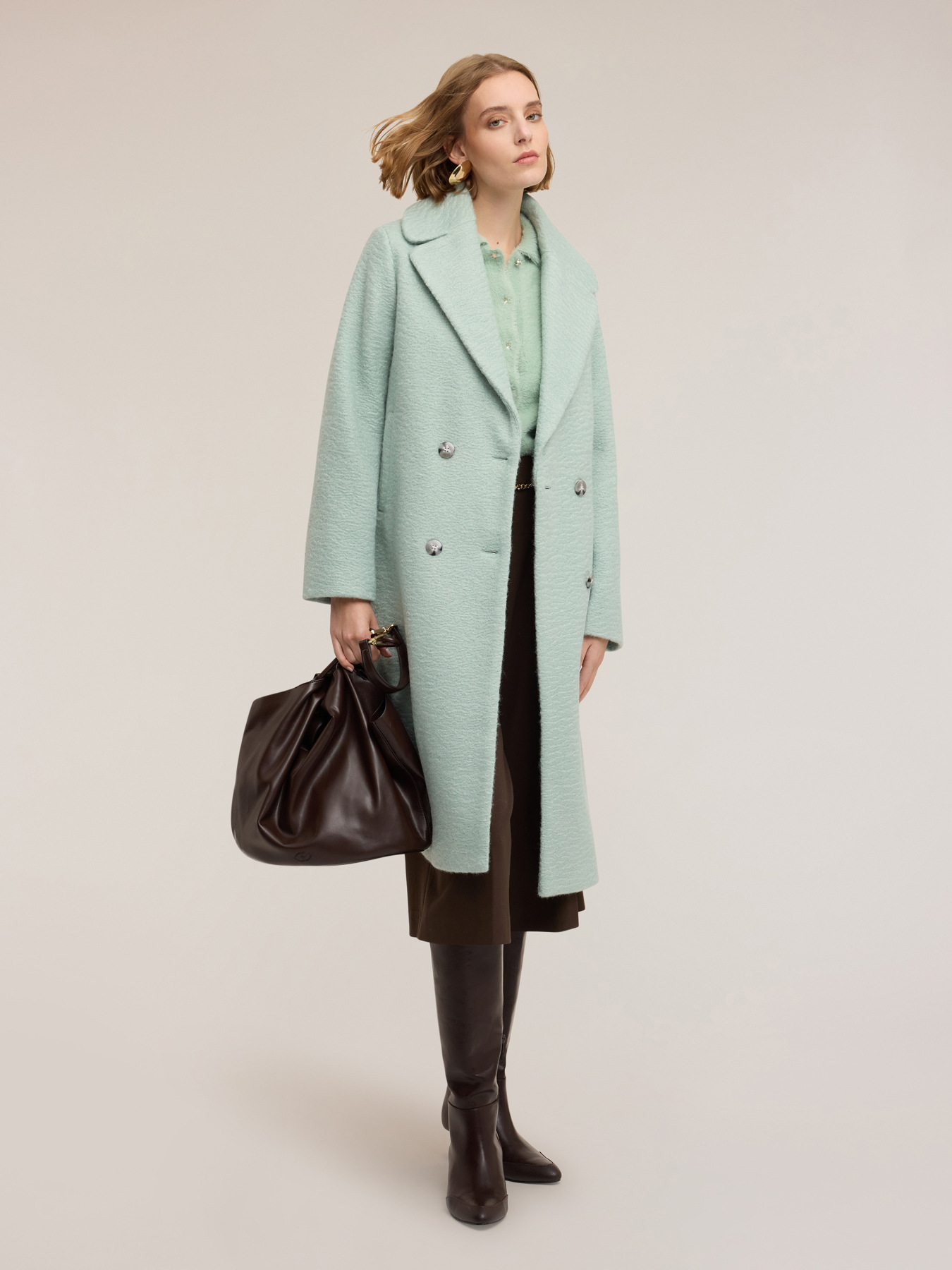 Double-breasted coat image number 0