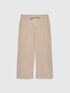 Cropped-Joggers mit Spitzenbordüren image number 4