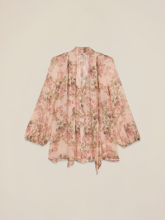 Camicia in viscosa fantasia