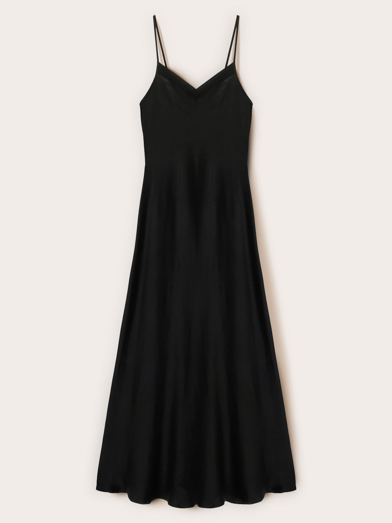 Rochie lungă lingerie din satin image number 4