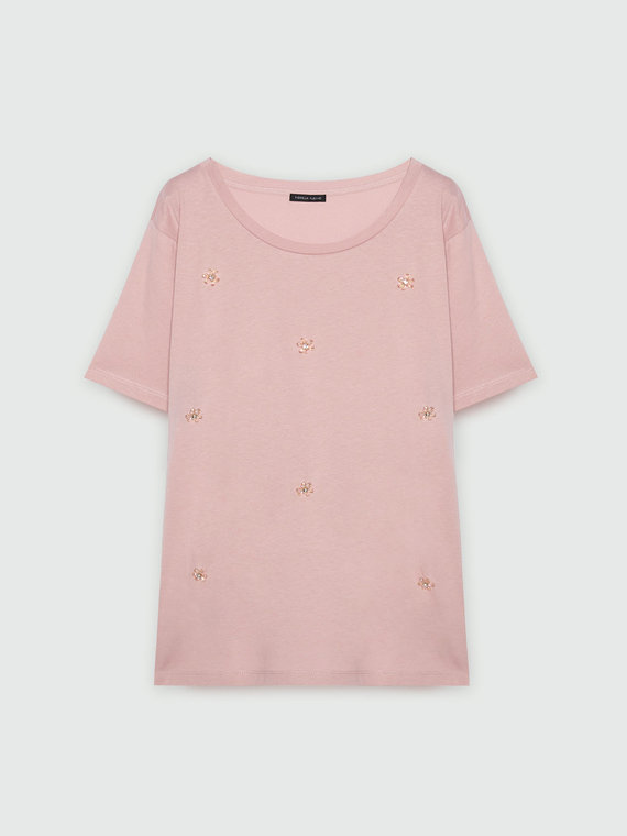 Besticktes T-Shirt
