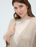 Maxi openwork knit gilet image number 3