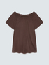 Off-Shoulder-T-Shirt aus Viskose-Jersey image number 4