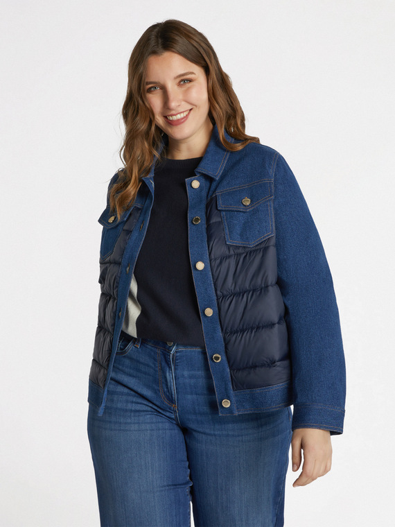 Jacke aus zwei Materialien mit Sorona®-Aura-Füllung