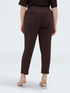 Stretch fabric joggers with cuff image number 1