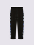 Pantalon bouffant en tissu scuba avec bandes latérales image number 4