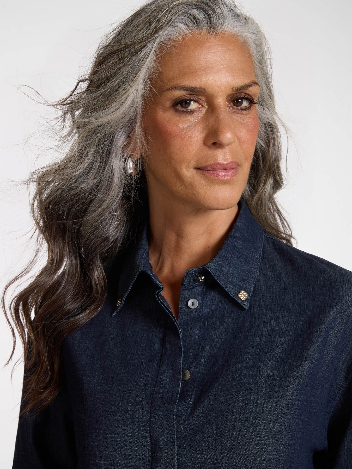 Camicia in chambray image number 3