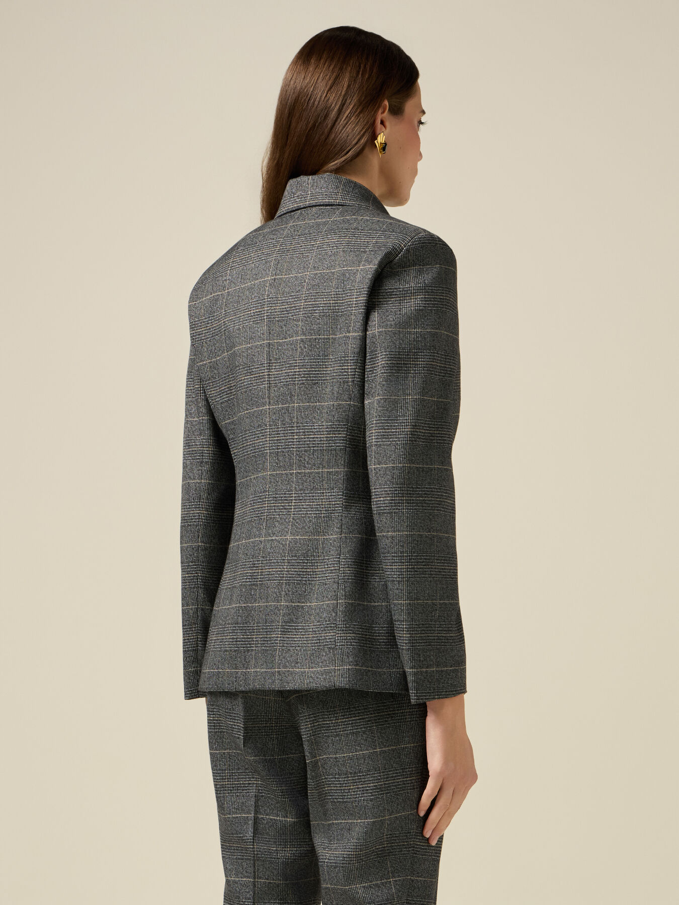 Doppelreihiger Karo-Blazer image number 1