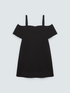 Kurzes Off-Shoulder-Kleid aus Milano-Strick image number 4