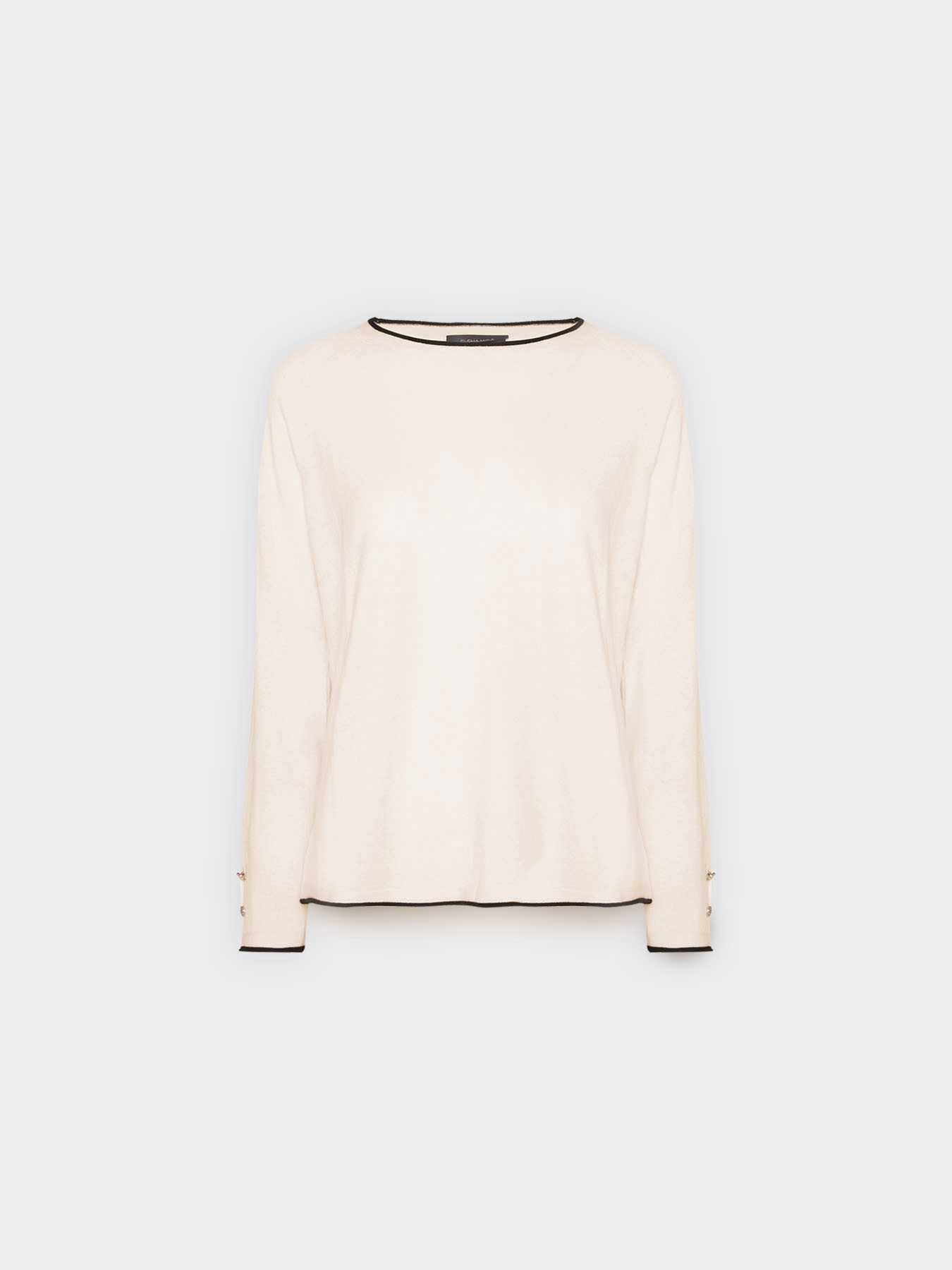 Pullover mit Kontrastkante image number 4