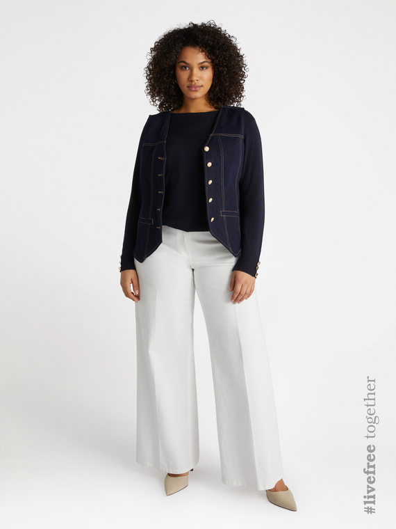 Denim waistcoat