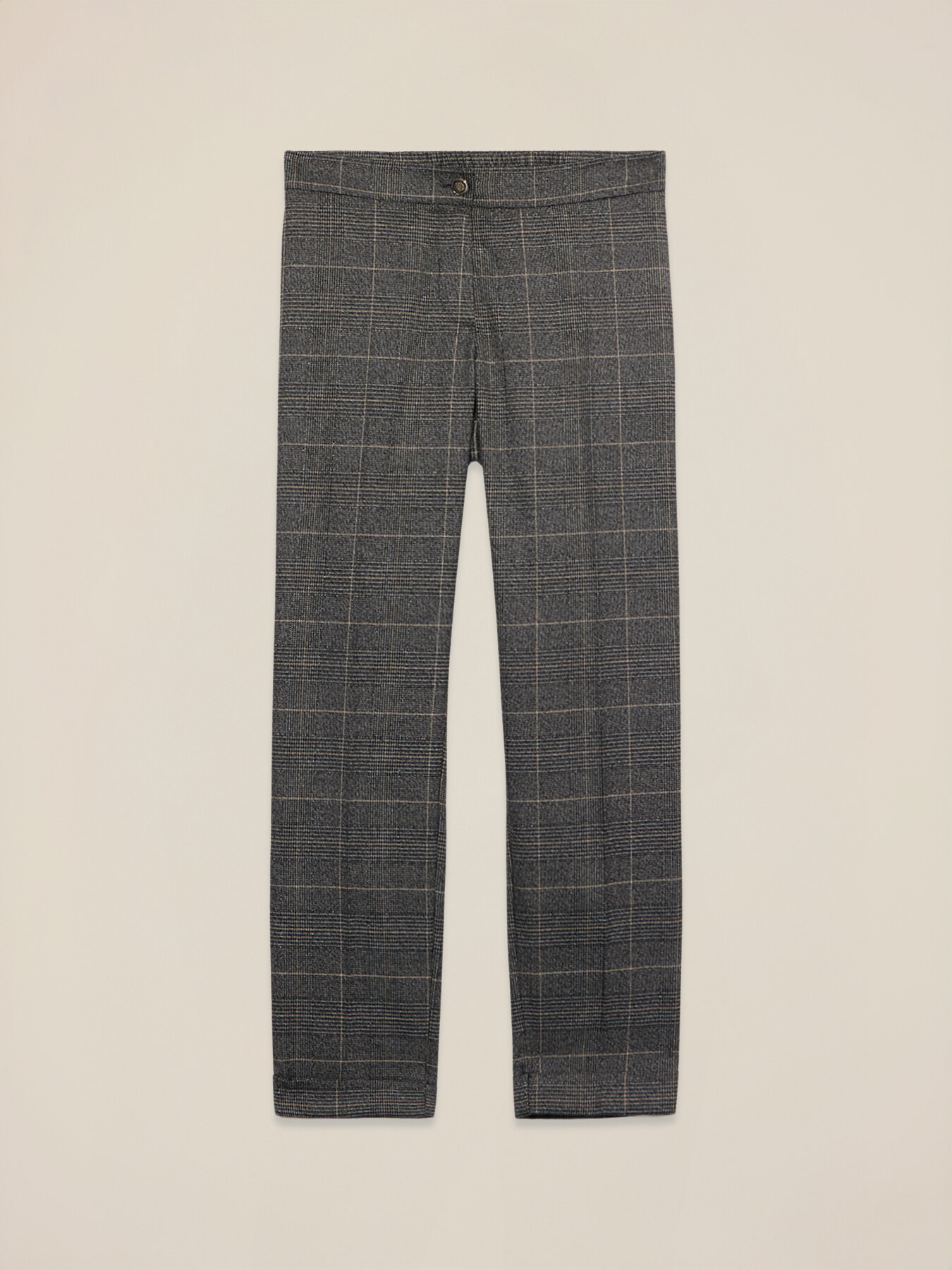 Pantaloni regular check image number 4
