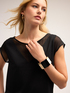 Jersey t-shirt with georgette inserts image number 2
