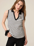 Top polo a righe image number 0