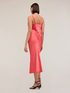 Robe croisée en satin stretch image number 1