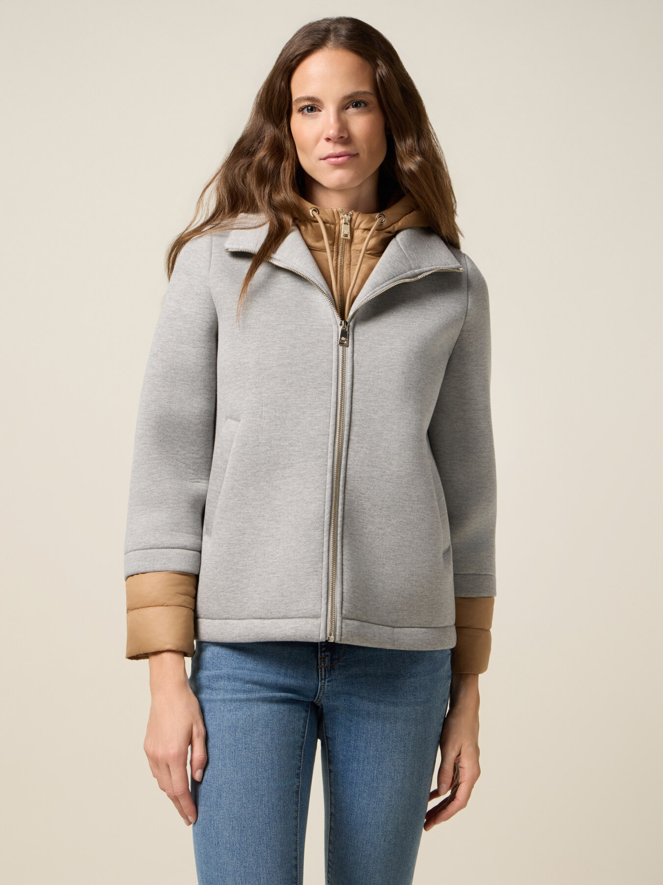 Zweistoffige kombinierte Jacke image number 0