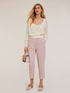 Cardigan ad incrocio in cotone image number 3