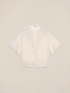 Shirt with lace insert image number 4