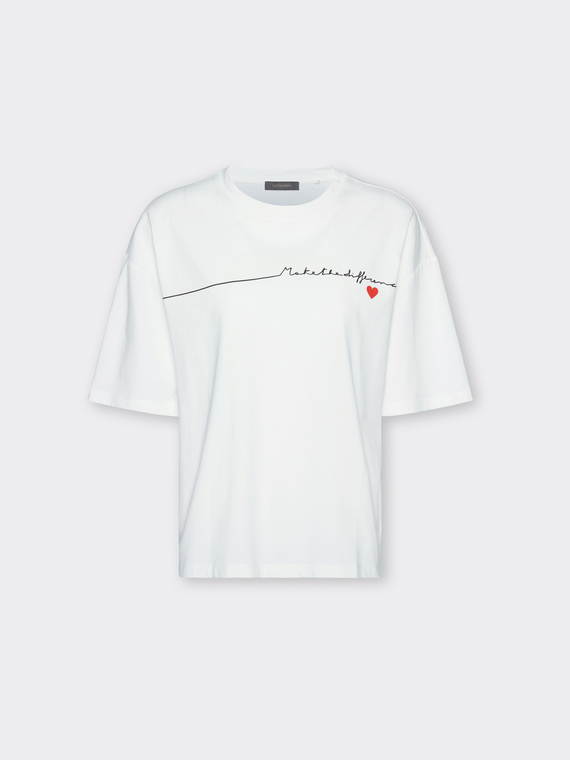 Cotton t-shirt with print