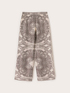 Pantaloni palazzo din satin de viscoză imprimat image number 4
