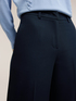 Wide-leg trousers with pressed crease image number 3