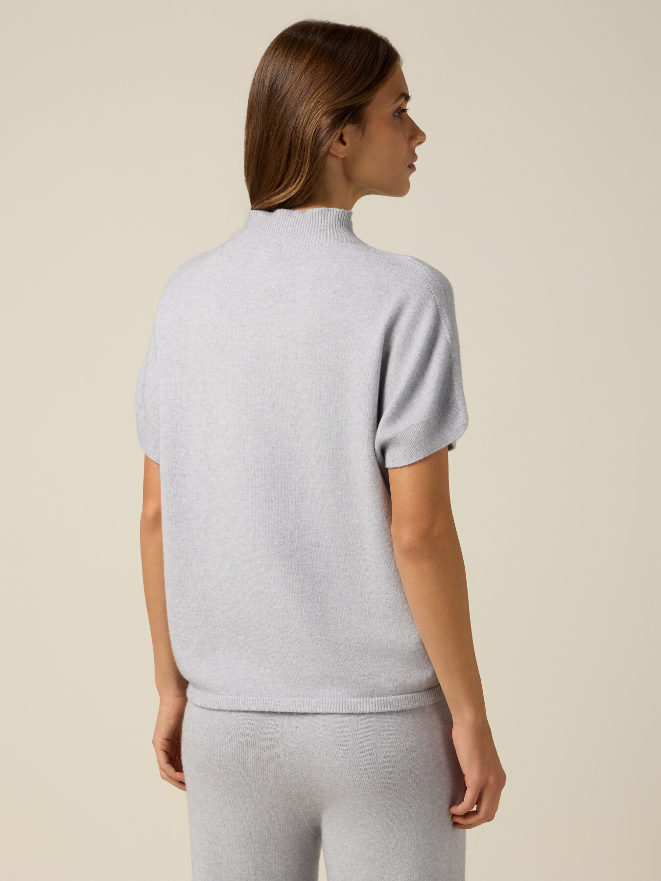 Rollkragenpullover mit kurzen Ärmeln image number 1