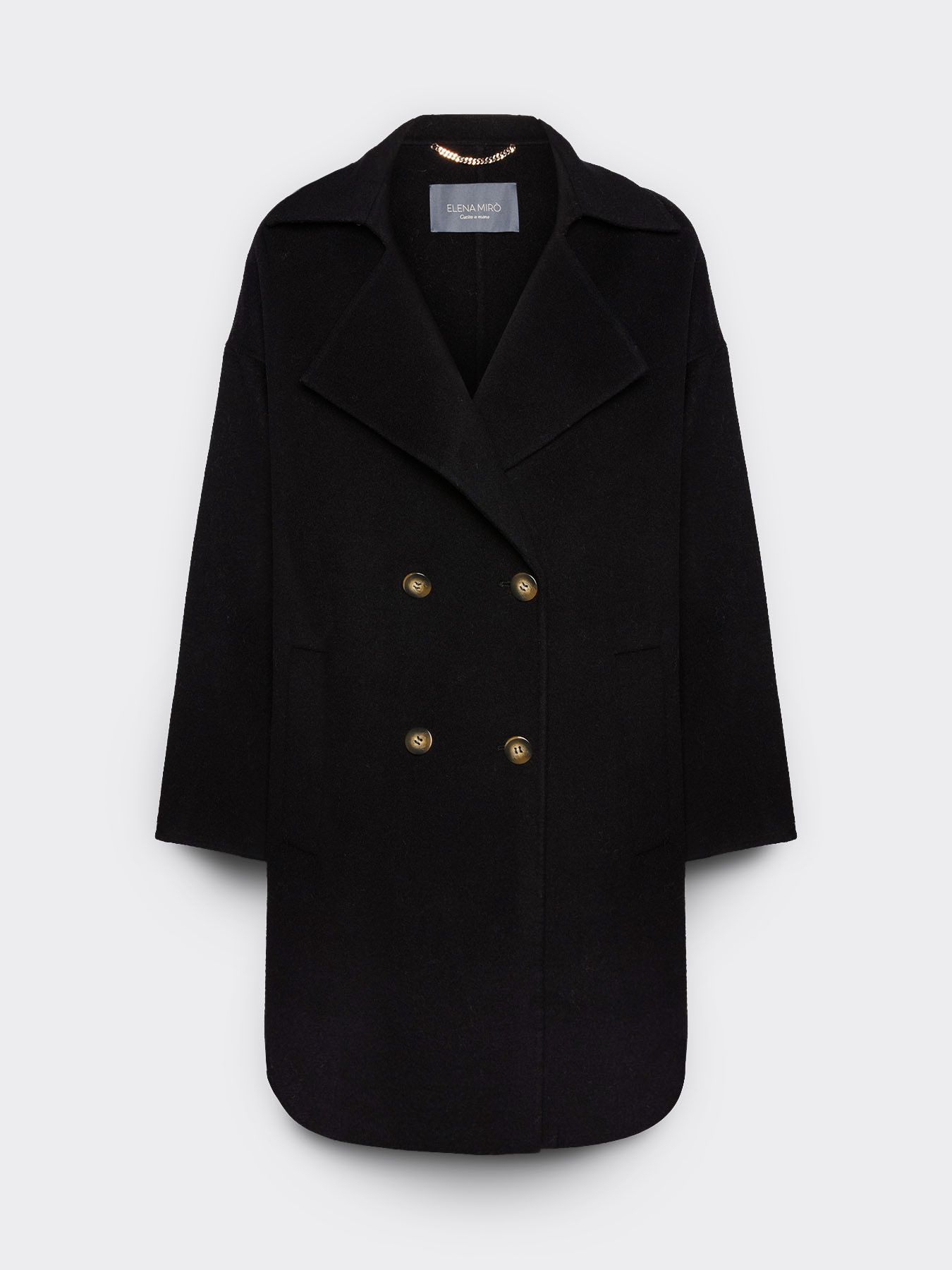 Tailored caban with wide collar image number 4