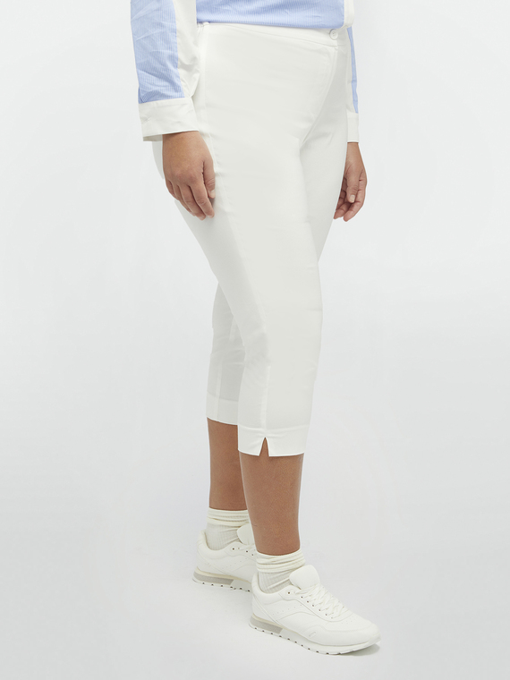 Capri-Hose aus Stretchgewebe