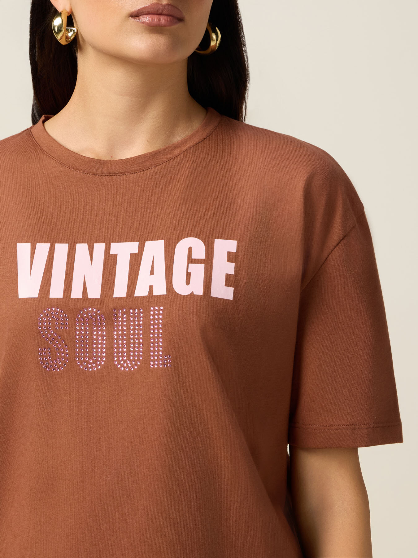 T-shirt con stampa e foulard image number 2